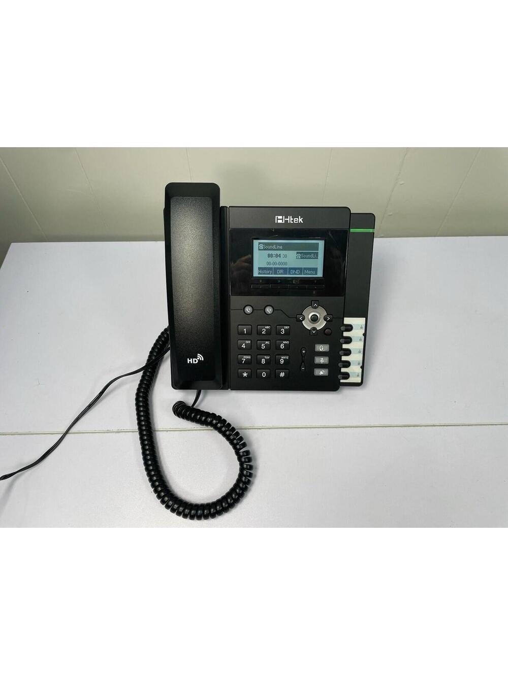 Htek UC803P Enterprise IP Phone VoIP SIP Office Desk Phone Complete Box